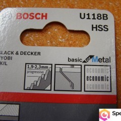 Brzeszczot BOSCH typ: U 118 B 3 szt.  Ref. 2 608 631 771