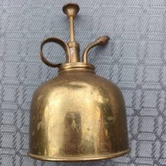 Stara oliwiarka z mosiądzu - antyk - Tanio