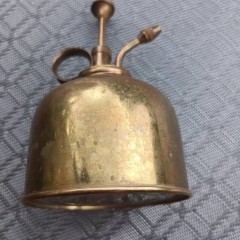 Stara oliwiarka z mosiądzu - antyk - Tanio