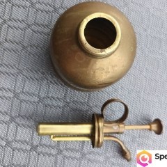 Stara oliwiarka z mosiądzu - antyk - Tanio