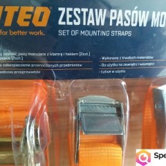 NAJTANIEJ Pasy Mocujące Transportowe Zestaw Pasów Mocujących Wysyłka