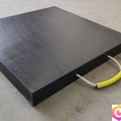 Podkład ochronny stabilizujący pod stopy nogi Dźwigu Żurawia Kontenera HDS