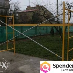 Rusztowanie elewacyjne drabinkowe