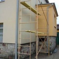 Rusztowanie elewacyjne drabinkowe