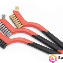 Zestaw Trzech Szczotek Narzędziowych Stal/Mosiądz/Nylon