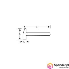Młotek ciesielski, budowlany profesjonalny, Bahco 429 16, 450/750g