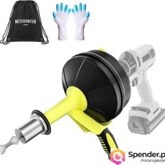 Spirala do czyszczenia rur - 7,5 metra Meisterfaktur