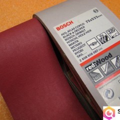 Taśma szlifierska BOSCH Gr.320, 75x533 mm Ref.2 608 606 087