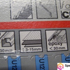 Brzeszczot BOSCH typ: U 127 D 3 szt.  Ref. 2 608 631 512