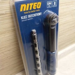 NAJTANIEJ Klucz Grzechotkowy 1/4 + Nasadki 7szt Wysyłka