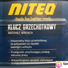 NAJTANIEJ Klucz Grzechotkowy 1/4 + Nasadki 7szt Wysyłka