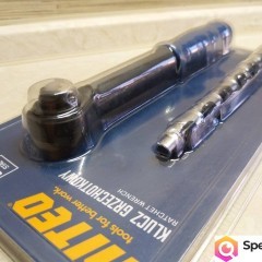 NAJTANIEJ Klucz Grzechotkowy 1/4 + Nasadki 7szt Wysyłka