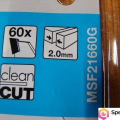 Piła tarczowa widiowa MAKITA fi 216 x fi 30 x 60 zębów Ref. B - 09058