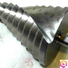 Wiertlo stozkowe wielo-stopniowe tytanowe  spiralne 6-60 mm