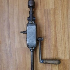 Stara wiertarka korbowa ręczna duża *sprawna