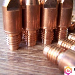 Końcówki prądowe CuCrZr M8 x 30 różne rozmiary MB 401/501