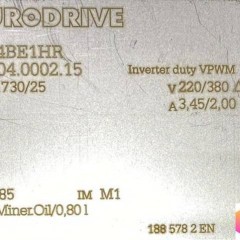 motoreduktor / przekładnia 0,75kW 20obr. 3fazowy HAMULEC SEW