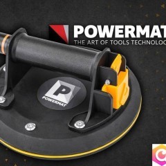 PRZYSSAWKA PRÓŻNIOWA DO PŁYTEK UCHWYT Z POMPKĄ GLAZURY SZYB 190 KG 200 MM