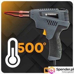 Lutownica transformatorowa 500c precyzyjna regulacja temperatury led