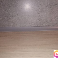 Silikonowa elastyczna uszczelka dekoracyjna kolor Aluminium