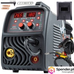 SPAWARKA MIGOMAT MIG MAG MMA LIFT-TIG FLUX 180A SYNERGY SYNERGIA IGBT