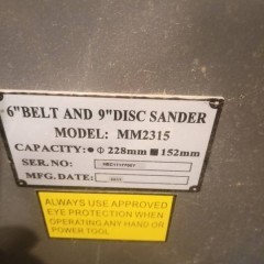 Szlifierka stacjonarna taśmowa do drzewa