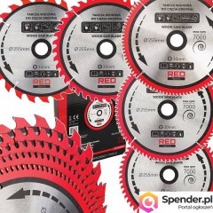 Zestaw 5 TARCZ Tarcza WIDIOWA Do Drewna Piły Piła 255mm / 30