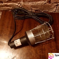 Lampa przenośna warsztatowa kanałowa 230V E27 1x60W