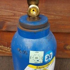 Butla tlen spawalniczy O2 95 cm - Pusta