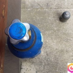 Butla tlen spawalniczy O2 95 cm - Pusta