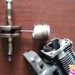 Stihl FS 80 stary typ wał cylinder *758