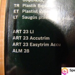 Noże polimerowe bezpieczne BOSCH, 24 szt. Ref. F 016 800 177