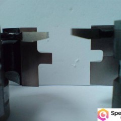 FREZY DO DREWNA KOMPLET DO DESKI PODŁOGOWEJ Z FAZĄ 45st.