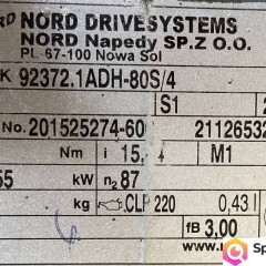 motoreduktor / przekładnia 0,55kW 87obr. 3fazowy NORD