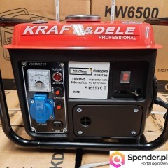 Agregat generator prądu 230V 1200w  Kraft&Dele KD109