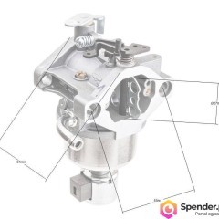 Gaźnik B&S Nikki Mod. 31 OHV CZĘŚĆ ORYGINALNA 594593