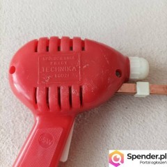 Polska lutownica transformatorowa Lutola 2A 65W temp grotu 450°C z PRL-u