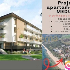 Apartamentowiec "Meduza - 76 lokali 100 m od morza