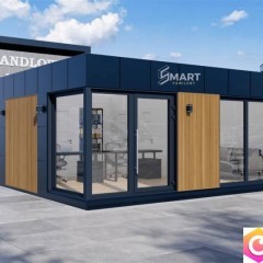 Biuro Modułowe Kontenerowe Pawilon Handlowy PREMIUM 6x6 OKAZJA