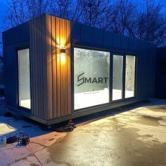 Biuro kontenerowe pawilon handlowy modułowy 6x6 mobilny kiosk PREMIUM