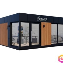 Kontener Biurowy 6x6 - Nowoczesne Biuro Modułowe OKAZJA