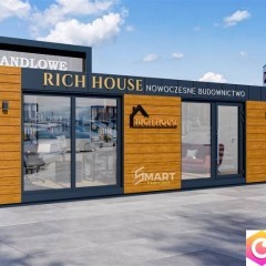 Kontener Biurowy Usługowy Socjalny Handlowy / Pawilon Kosmetyczny 7x3 z wc