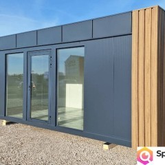 Pawilon kontener całoroczny PIR100 usługowy biurowy mieszkalny