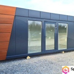 Pawilon kontener całoroczny PIR100 usługowy biurowy mieszkalny