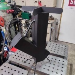 Piec rakietowy kuchenka na biwak lub camping