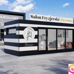 Kontener Biurowy Handlowy Usługowy Pawilon 21m2 z toaletą