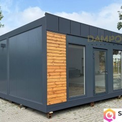 Pawilon, kontener 600x600cm usługowy, biurowy, fryzjerski, gastronomiczny