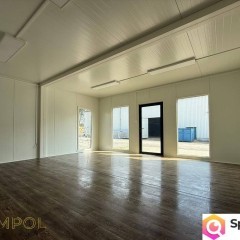 Pawilon, kontener 600x600cm usługowy, biurowy, fryzjerski, gastronomiczny