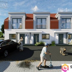 Dom bliźniak 67m2 Kraków Mirosława Krzyżańskiego