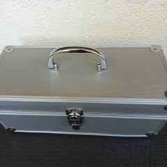 Skrzynka przenośna narzędziowa Duża Alu. wielofunkcyjna 36x15x15,5 cm.